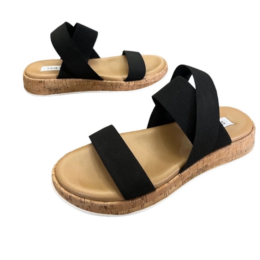 Steve Madden Gladi Black Sandals size 7.5